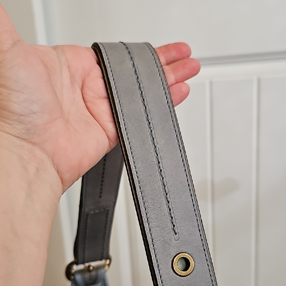 Coach 2007 Bleecker Leather Bucket Bag | Sky Blue #11422 - Picture 10 of 11